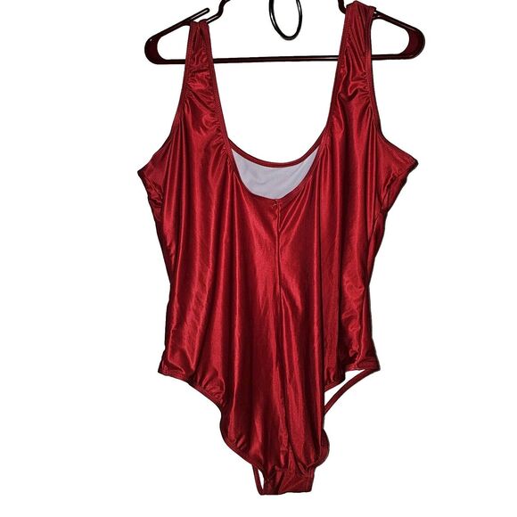 Red TEXAS Women's Bathing Suit Plus Size 2 XL One Piece Texas Logo NWOT TX Pride - Picture 2 of 6